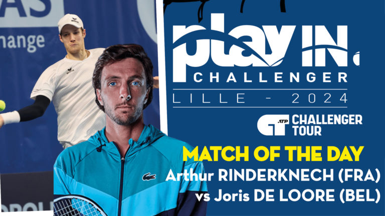Lire la suite à propos de l’article Play In Challenger Lille 2024 : une finale Rinderknech – De Loore