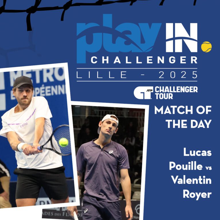 Lire la suite à propos de l’article Play In Challenger de Lille 2025 : Lucas Pouille tient son rang, les Français en force en demi-finales